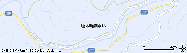 熊本県八代市坂本町深水い周辺の地図