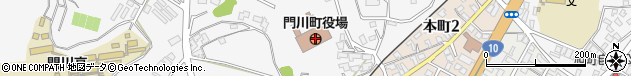 宮崎県東臼杵郡門川町周辺の地図