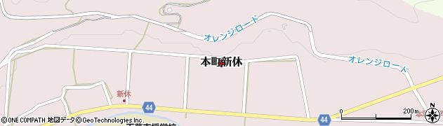 熊本県天草市本町新休周辺の地図