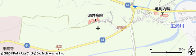 酒井病院周辺の地図