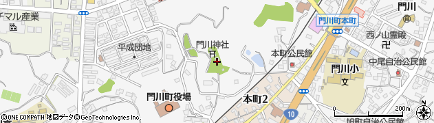 愛宕山街区公園周辺の地図