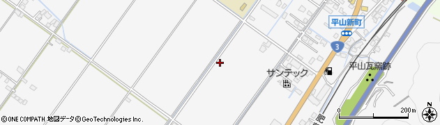 熊本県八代市平山新町周辺の地図
