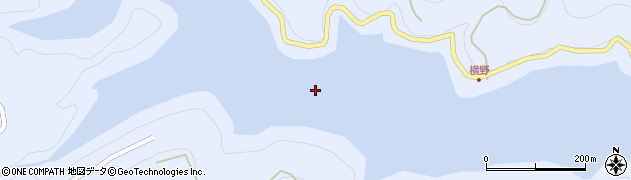 日向椎葉湖周辺の地図