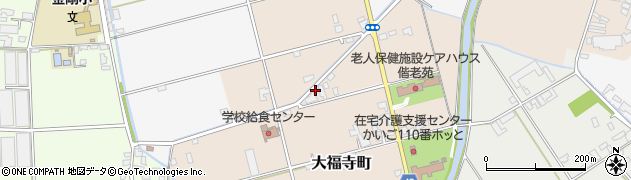 熊本県八代市大福寺町2578周辺の地図