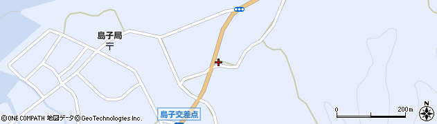 熊本県天草市有明町大島子2005周辺の地図