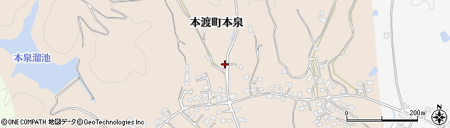 熊本県天草市本渡町本泉511周辺の地図