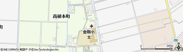 熊本県八代市高植本町1221周辺の地図