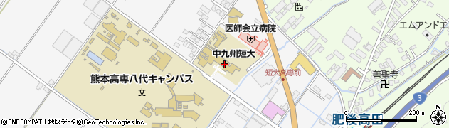 中九州短期大学周辺の地図