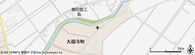 熊本県八代市大福寺町1665周辺の地図