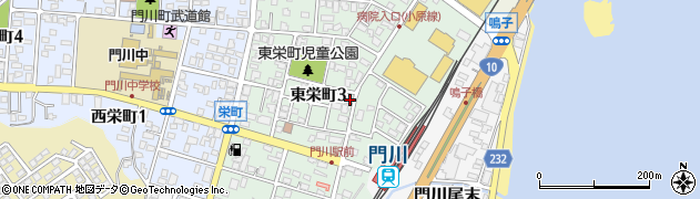 松月堂東栄町店周辺の地図
