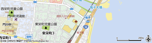 スーパーさの門川店周辺の地図