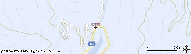 松木橋周辺の地図