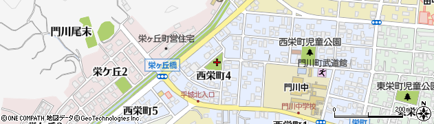 西栄町第2街区公園周辺の地図