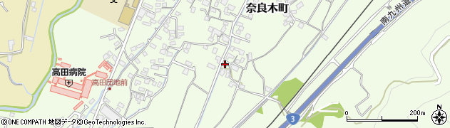 熊本県八代市奈良木町458周辺の地図