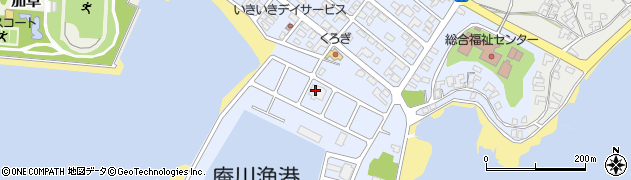 宮崎県信用漁業協同組合連合会　庵川支所周辺の地図