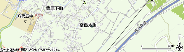 熊本県八代市奈良木町395周辺の地図