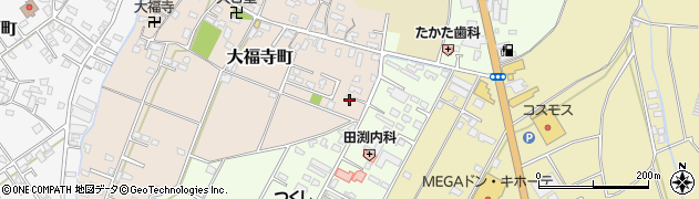 熊本県八代市大福寺町124周辺の地図