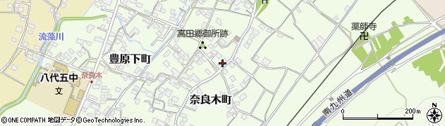 熊本県八代市奈良木町242周辺の地図