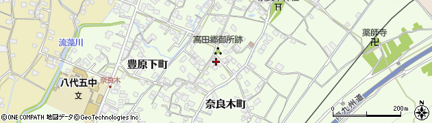 熊本県八代市奈良木町174周辺の地図