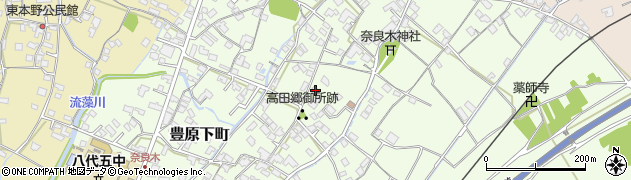 熊本県八代市奈良木町201周辺の地図