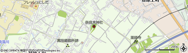 熊本県八代市奈良木町688周辺の地図