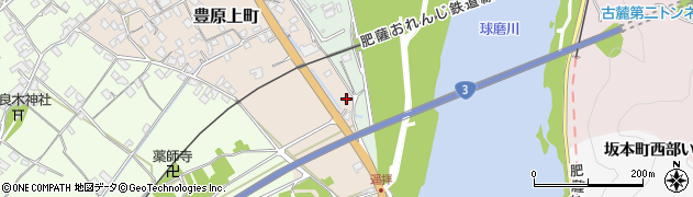 熊本県八代市豊原上町3006周辺の地図