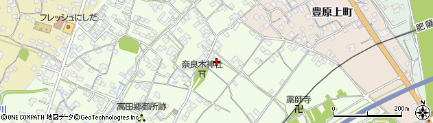 熊本県八代市奈良木町665周辺の地図