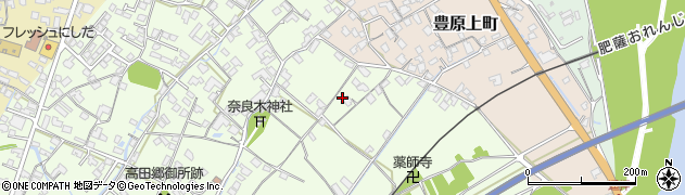 熊本県八代市奈良木町728周辺の地図