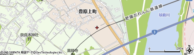 熊本県八代市豊原上町3139-1周辺の地図