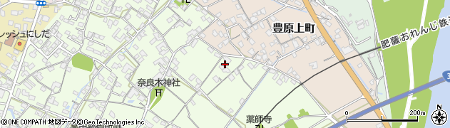 熊本県八代市奈良木町734周辺の地図