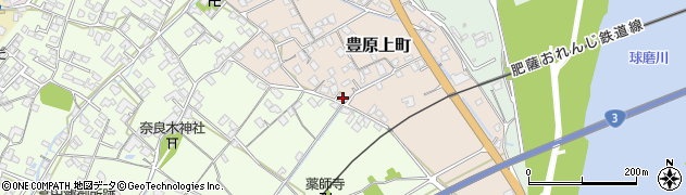 熊本県八代市豊原上町3185周辺の地図