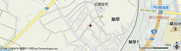 宮崎県東臼杵郡門川町加草1672周辺の地図