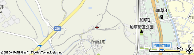 宮崎県東臼杵郡門川町加草661周辺の地図