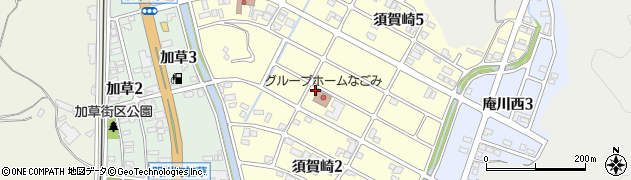 宮崎県門川町（東臼杵郡）須賀崎周辺の地図
