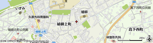 熊本県八代市植柳上町周辺の地図