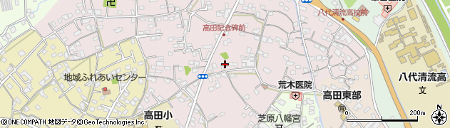 熊本県八代市豊原中町周辺の地図