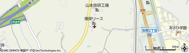宮崎県東臼杵郡門川町加草616周辺の地図