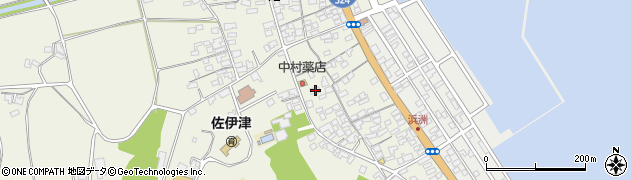 熊本県天草市佐伊津町2008周辺の地図