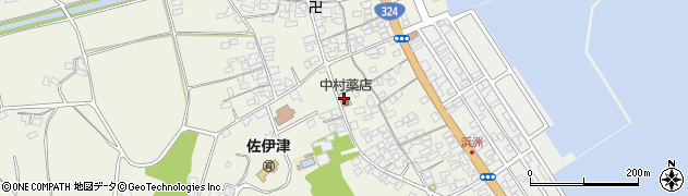 熊本県天草市佐伊津町2014周辺の地図