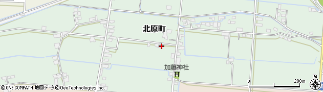 熊本県八代市北原町155周辺の地図
