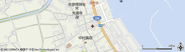 熊本県天草市佐伊津町2108周辺の地図
