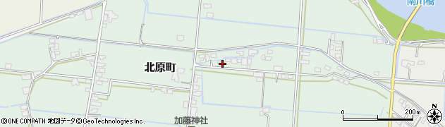 熊本県八代市北原町41周辺の地図