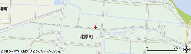 熊本県八代市北原町481周辺の地図