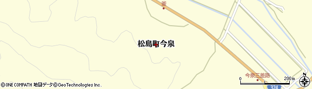 熊本県上天草市松島町今泉周辺の地図