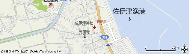 熊本県天草市佐伊津町2166周辺の地図