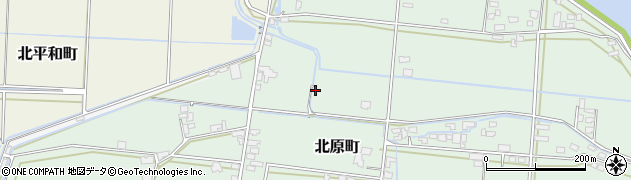 熊本県八代市北原町142周辺の地図