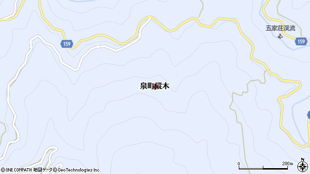 〒869-4512 熊本県八代市泉町樅木の地図