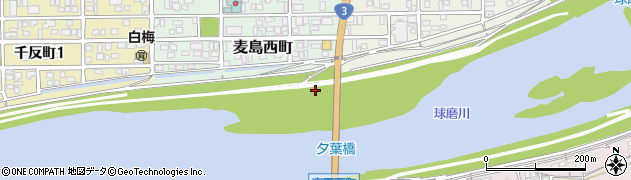 熊本県八代市麦島西町4周辺の地図