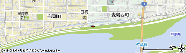 熊本県八代市麦島西町16周辺の地図