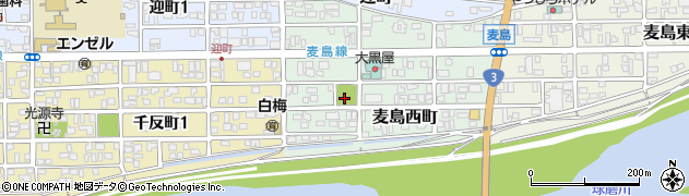 内膳児童公園周辺の地図
